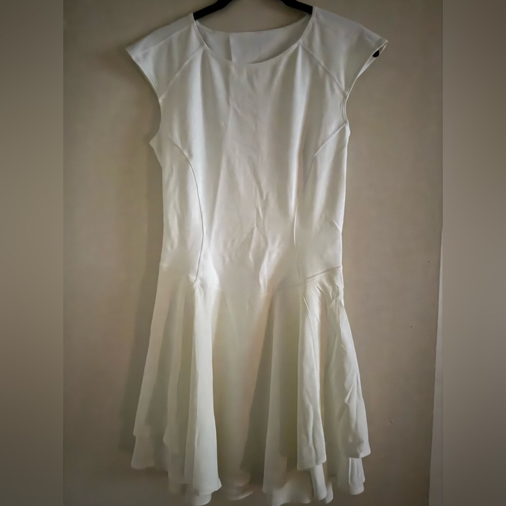 NWOT Lululemon Size 6 Everlux Mesh Back Tennis Dress WHT